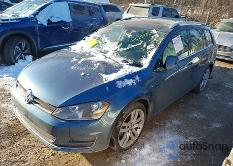 2015 Volkswagen Golf Sportwagen Tdi Sel 4-Door z USA, uszkodzony, nr VIN 3VWCA7AU1FM511966